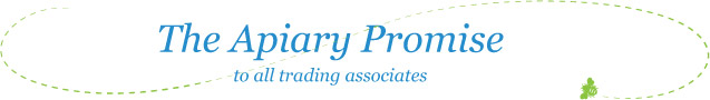 The Apiary Promise to all trading associates